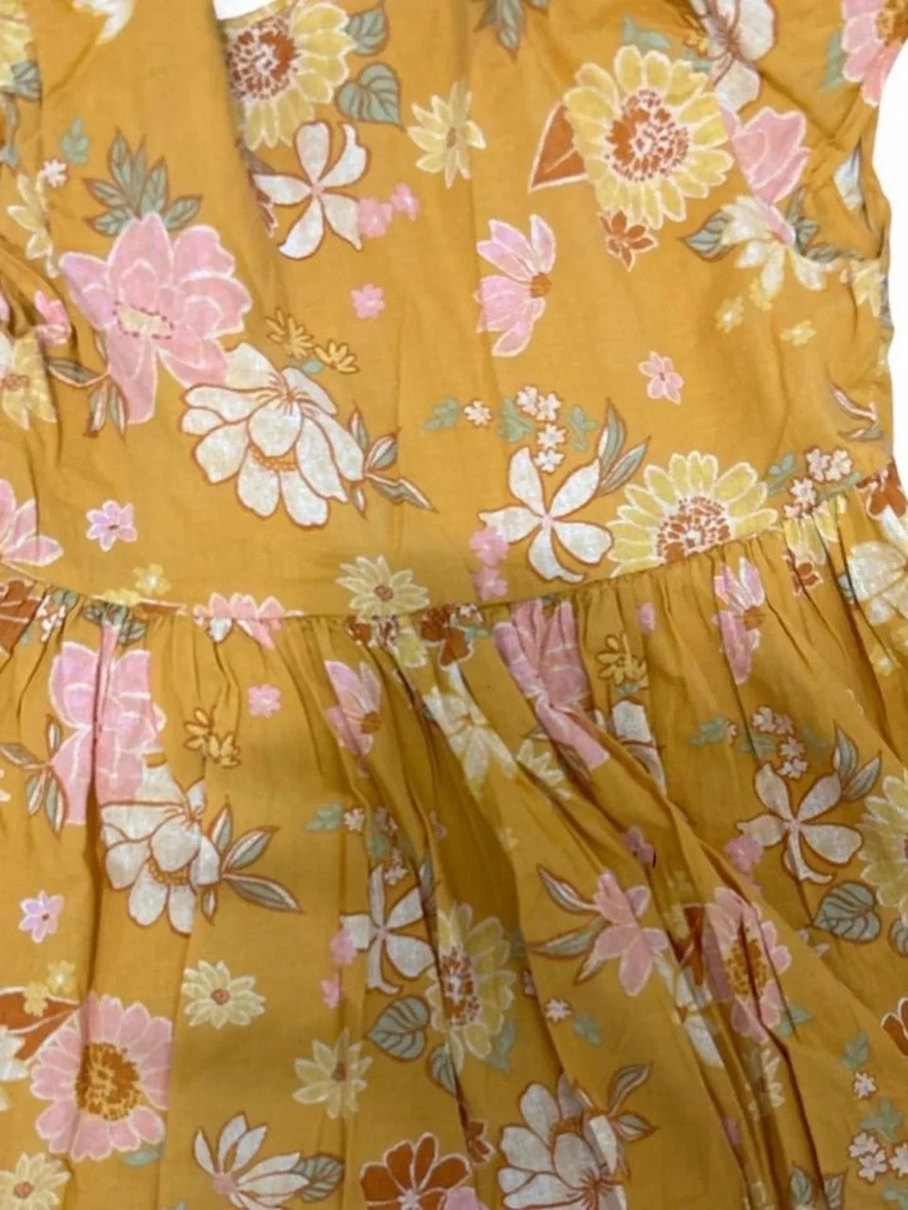✨OshKosh B'gosh yellow floral dress a floral design, size 5T✨